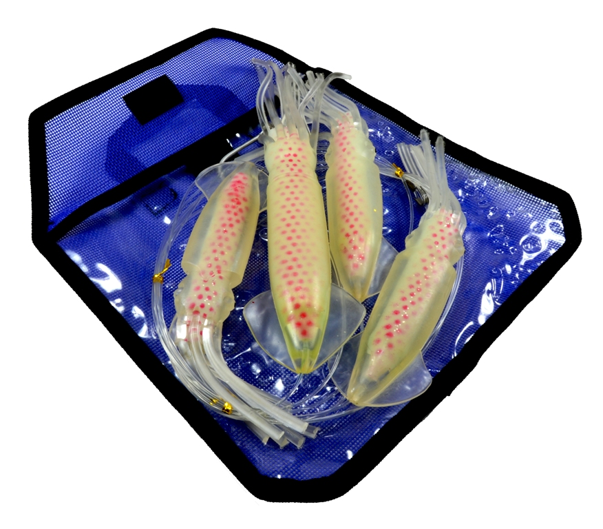 Almost Alive Lures Squid Daisy Chain with Stinger Hook AADCSQ-11