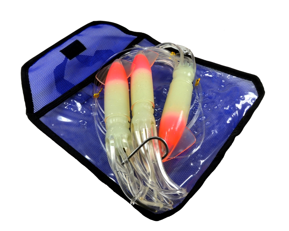 Almost Alive Lures Squid Daisy Chain with Stinger Hook AADCSQ-16