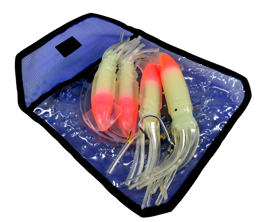 Almost Alive Lures Squid Daisy Chain with Stinger Hook AADCSQ-17