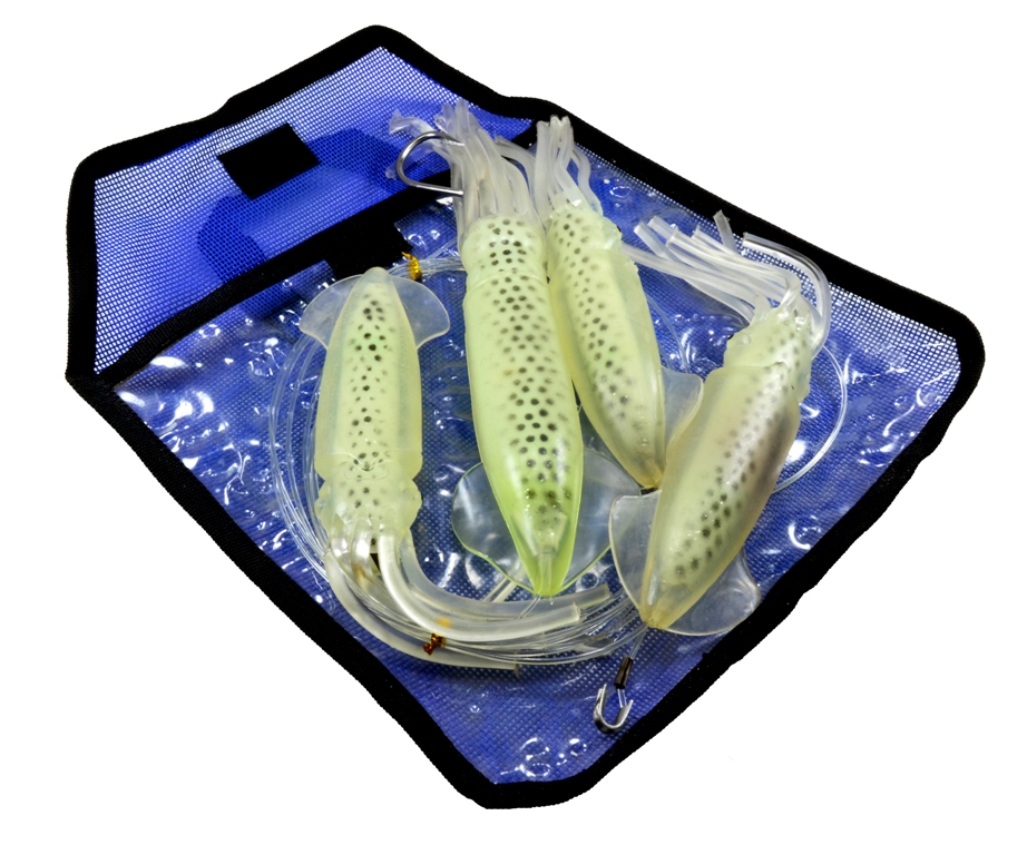 Almost Alive Lures Squid Daisy Chain with Stinger Hook AADCSQ-20