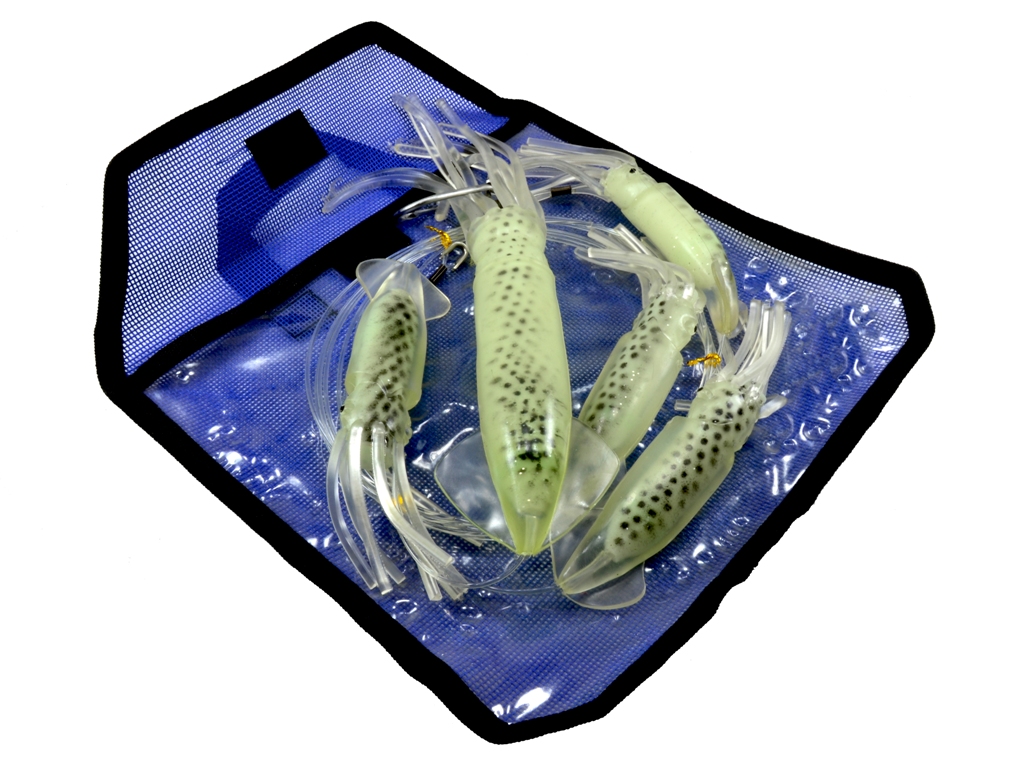 Almost Alive Lures Squid Daisy Chain with Stinger Hook AADCSQ-21