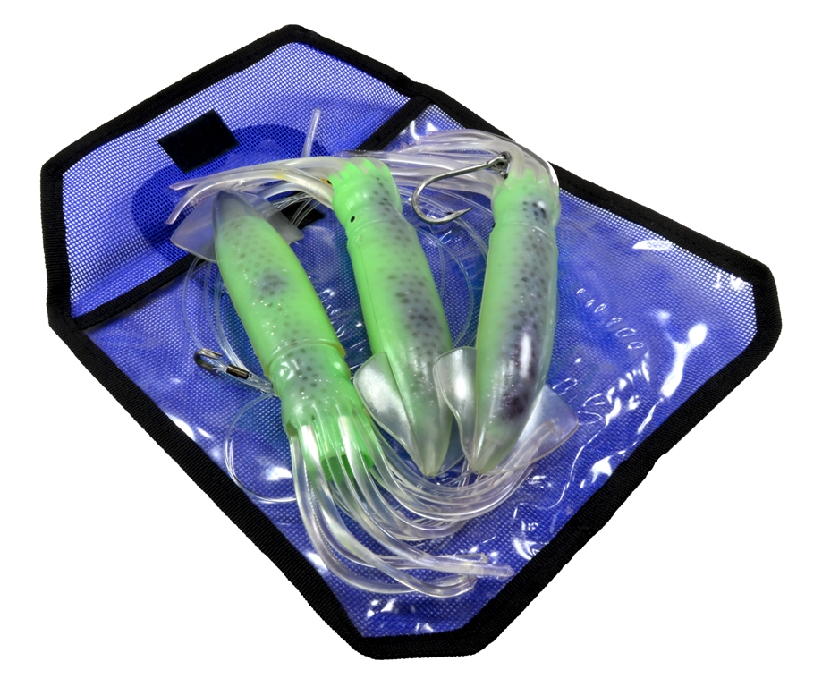 Almost Alive Lures Squid Daisy Chain with Stinger Hook AADCSQ-22