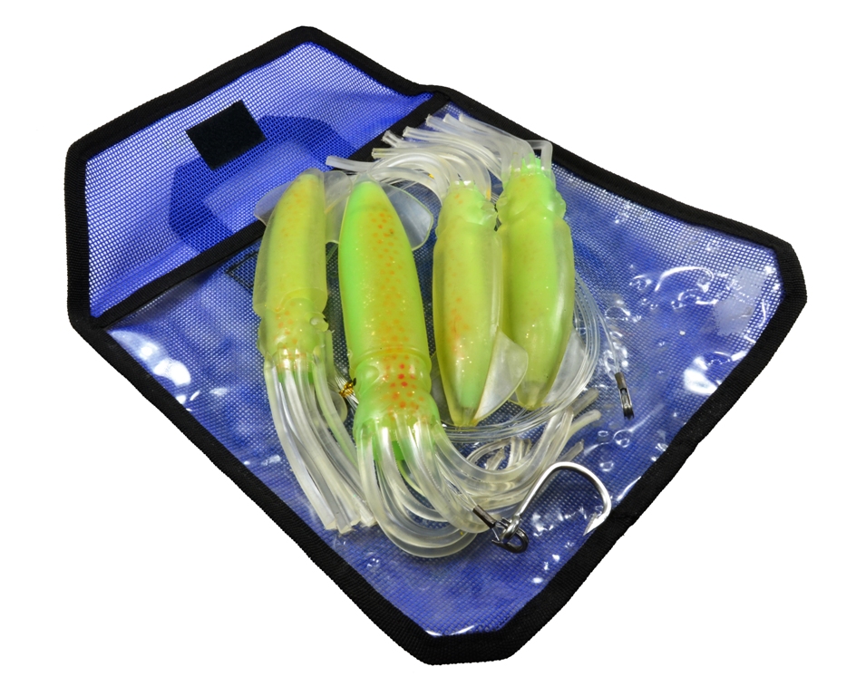 Almost Alive Lures Squid Daisy Chain with Stinger Hook AADCSQ-26