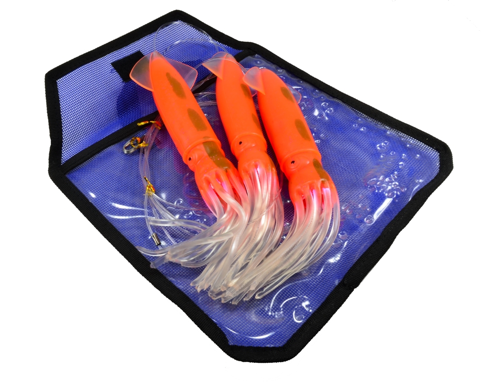 Almost Alive Lures Squid Daisy Chain with Stinger Hook AADCSQ-28