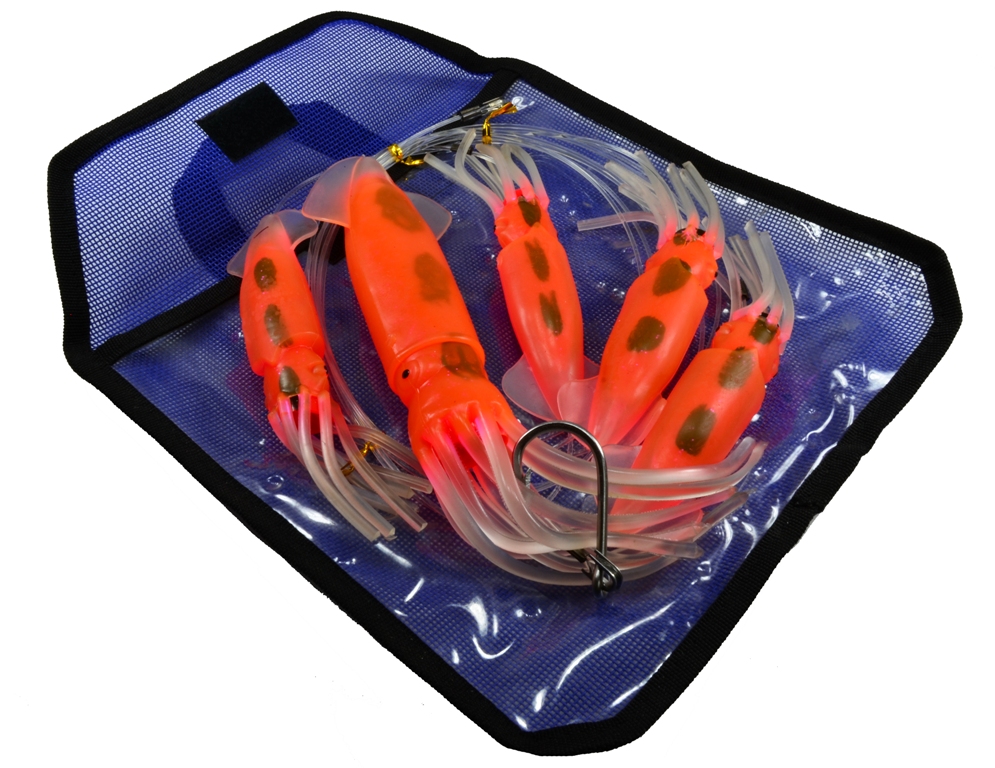 Almost Alive Lures Squid Daisy Chain with Stinger Hook AADCSQ-30