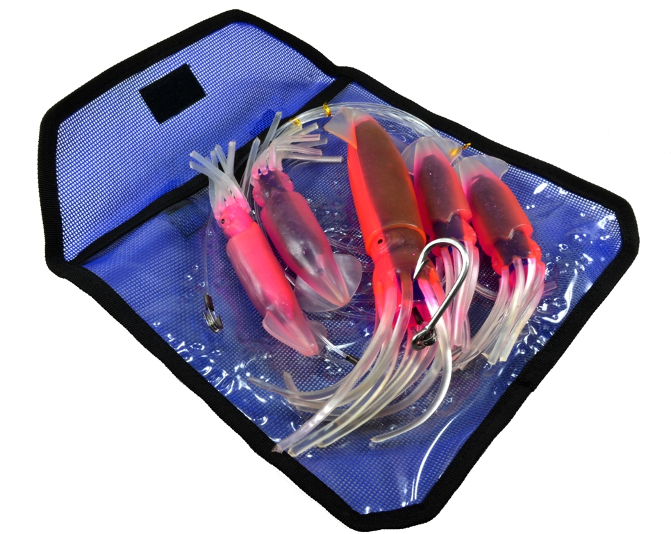 Almost Alive Lures Squid Daisy Chain with Stinger Hook AADCSQ-6