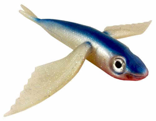 Flying Fish Blue/White/Red Nose 10" - Almost Alive Lures