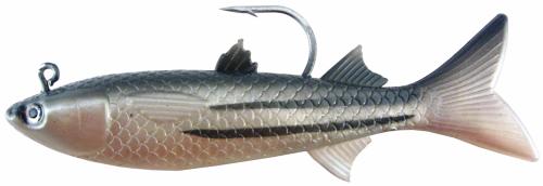 Artificial Finger Mullet Rigged 6" Striped 2 Pack - Almost Alive Lures