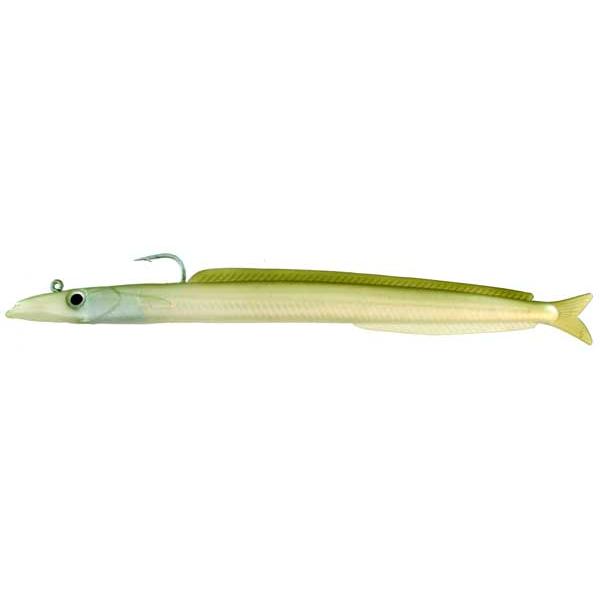 Artificial Sand Eel Rigged 7-1/2" Natural 3 Pack - Almost Alive Lures