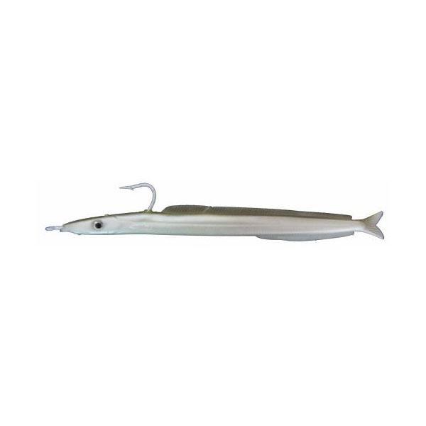 Artificial Sand Eel Rigged 9" Natural 3 Pack - Almost Alive Lures