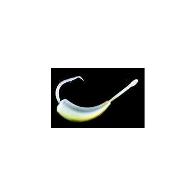 Weighted Swimbait Hook Green and White 1.8 oz