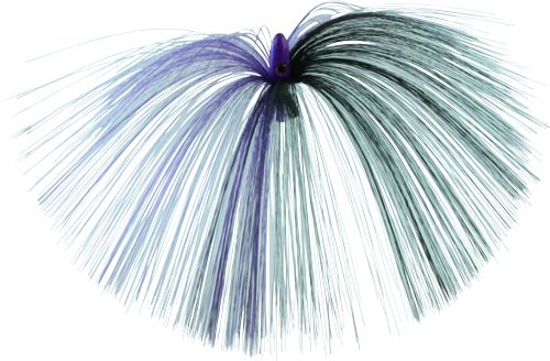 Witch Lure, Purple Bullet Head, 23g, with 7 Inch Purple, Black Hair