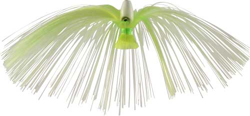 Witch Lure, Glow Bullet Head, 60g, with 7 Inch Chartreuse Hair