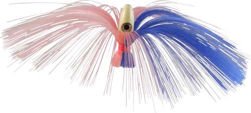 Witch Lure, Glow Bullet Head, 95g, with 7 Inch Blue, Pink Hair