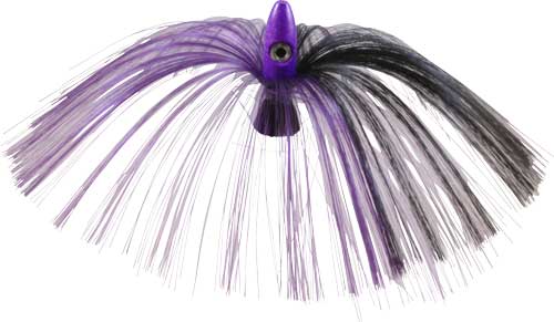 Witch Lure, Purple Bullet Head, 95g, with 7 Inch Purple, Black Hair