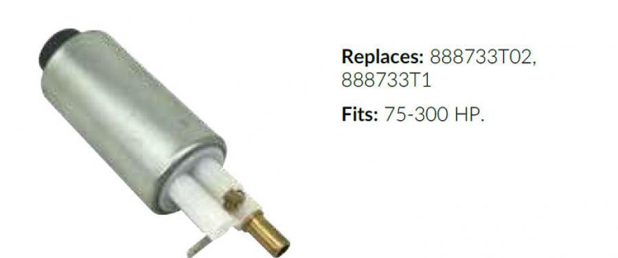 Fuel Pump Mercury Mariner for 888733T02,888733T1 75-300 HP.
