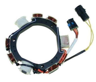 Stator for Johnson Evinrude Optical 6 Amp 9.9-35HP 23 Cyl 96-06 584954