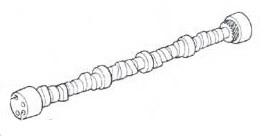 Camshaft Assembly (LH ROT ) 454, Crusader