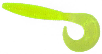Curly Tail Grub 6 Inch Chartreuse