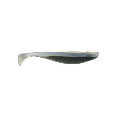 Soft Bait Fish Black Clear Paddle 5-3⁄4 inch Tail 2 pack