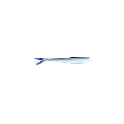 Soft Bait Shad Straight Spit Tail 4 Inch Purple Pearl (4-Pack)