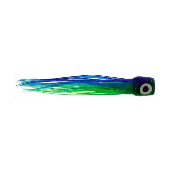 Soft Plastic Chugger Head Lure 8-1⁄2 Inch Blue and Green 1.25 oz