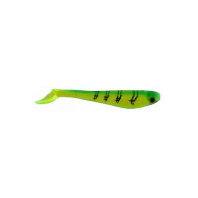 Soft Bait Tube Paddle Tail 5 Inch Green (3-Pack)