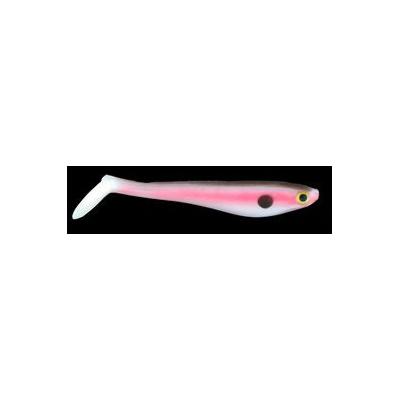 Soft Bait Tube Paddle Tail 5 Inch White Pink (3-Pack)