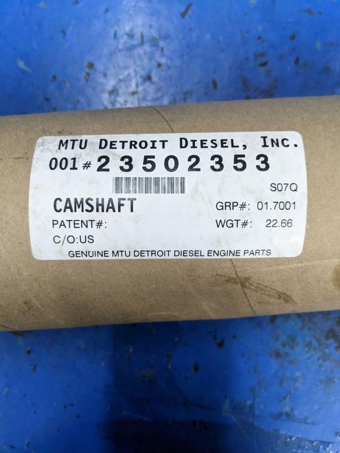 Detroit Diesel Camshaft, 12V149 R.H./R.B. L.H./L.B. 23502353
