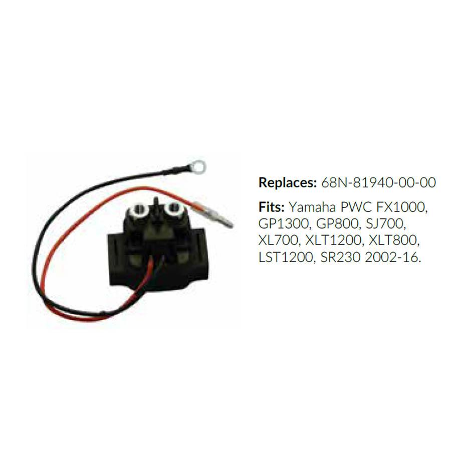 Yamaha PWC Relay Replaces 68N-81940-00-00