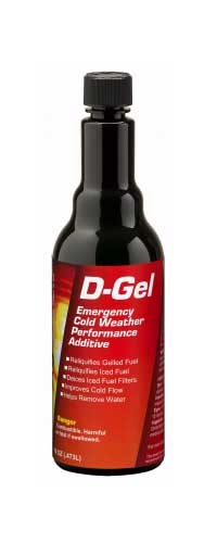 D-GEL Emergency Cold Weather Diesel Additive E-Zoil 16 oz F10-16