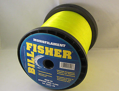 Billfisher SS2F-30 Mono 2Lb 30Lb 4200Yds Fl Yellow