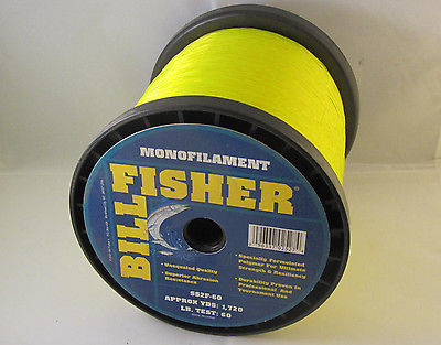 Billfisher SS2F-60 Mono 2Lb 60Lb 1720Yds Fl Yellow