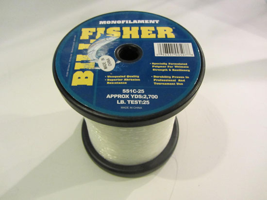 Fishing Line BillFisher Monofilament 25lb Test 2700yds Clear