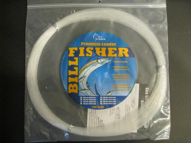 Billfisher 130Lb 100Yds Clear 1.20mm LC100-130 Mono Leader