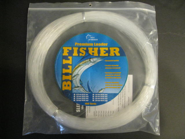Billfisher 300Lb 100Yds Clear 1.9mm LC100-300 Mono Leader