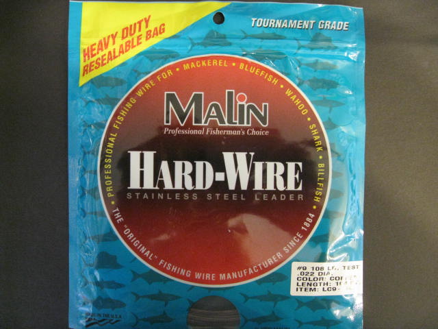 Malin Stainless Steel Leader #9 108 Lb Test LC9-14 SS Wire Cof