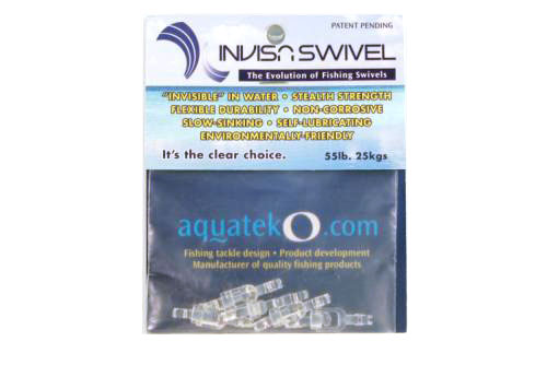 Aquateko IN5572C Invisa Swivel 5Pk 55lb Clear