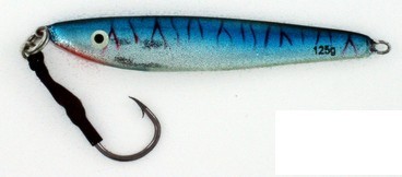 Vertical Jig Regulus Blue/Silver Glitter 4.4 ounce - Almost Alive Lures