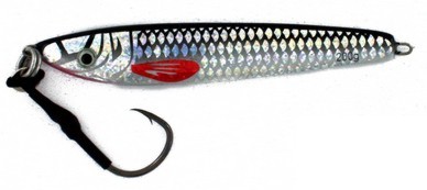 Vertical Jig Regulus Black/Silver 7 ounce - Almost Alive Lures