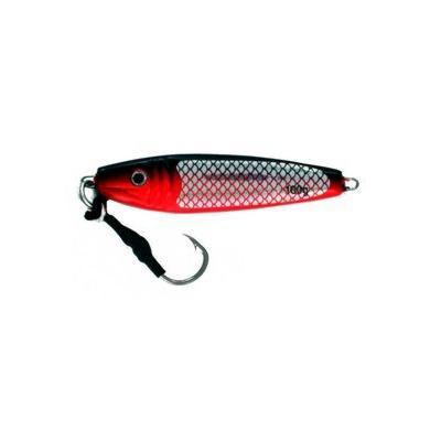 Vertical Jig Electra Black/Red/Silver 3.5 ounce - Almost Alive Lures