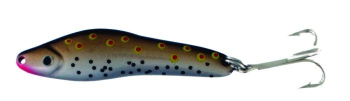 Vertical Jig Atlas Brown/Yellow/White 1.25 ounce - Almost Alive Lures