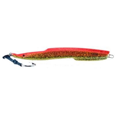 Vertical Jig Chara Orange/Gold/Glitter 4.5 ounce - Almost Alive Lures