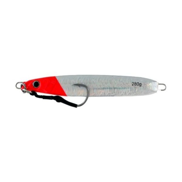 Vertical Jig Syrma II Red/Silver 9.8 ounce - Almost Alive Lures