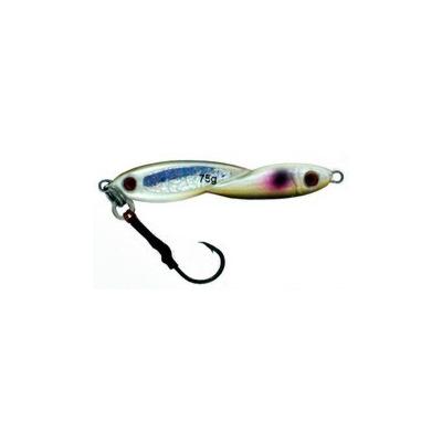 Vertical Jig Okul Brown/White/Flash 2.7 ounce - Almost Alive Lures