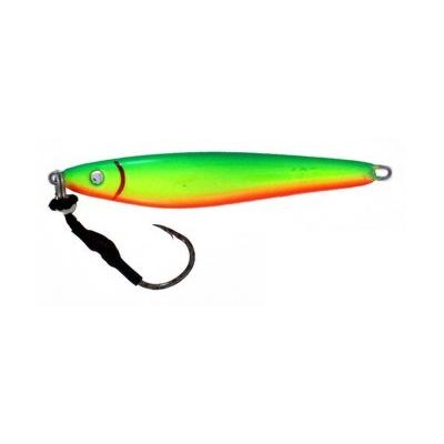 Vertical Jig Nunki Green/Chartreuse/Orange 4.4 ounce - Almost Alive Lures