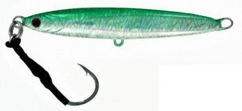 Vertical Jig Arm Green/Flash 4.4 ounce - Almost Alive Lures