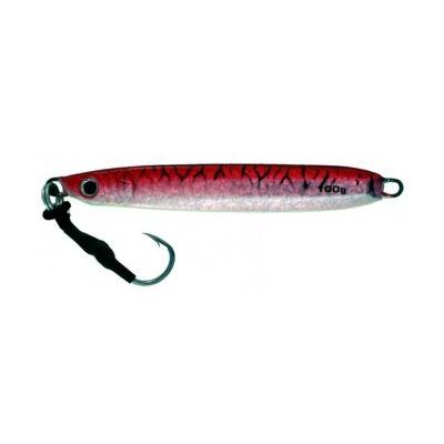 Vertical Jig Etamin Red/Flash 3.5 ounce - Almost Alive Lures