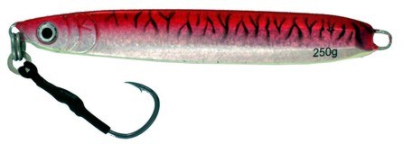 Vertical Jig Etamin Red/Flash 8.8 ounce - Almost Alive Lures