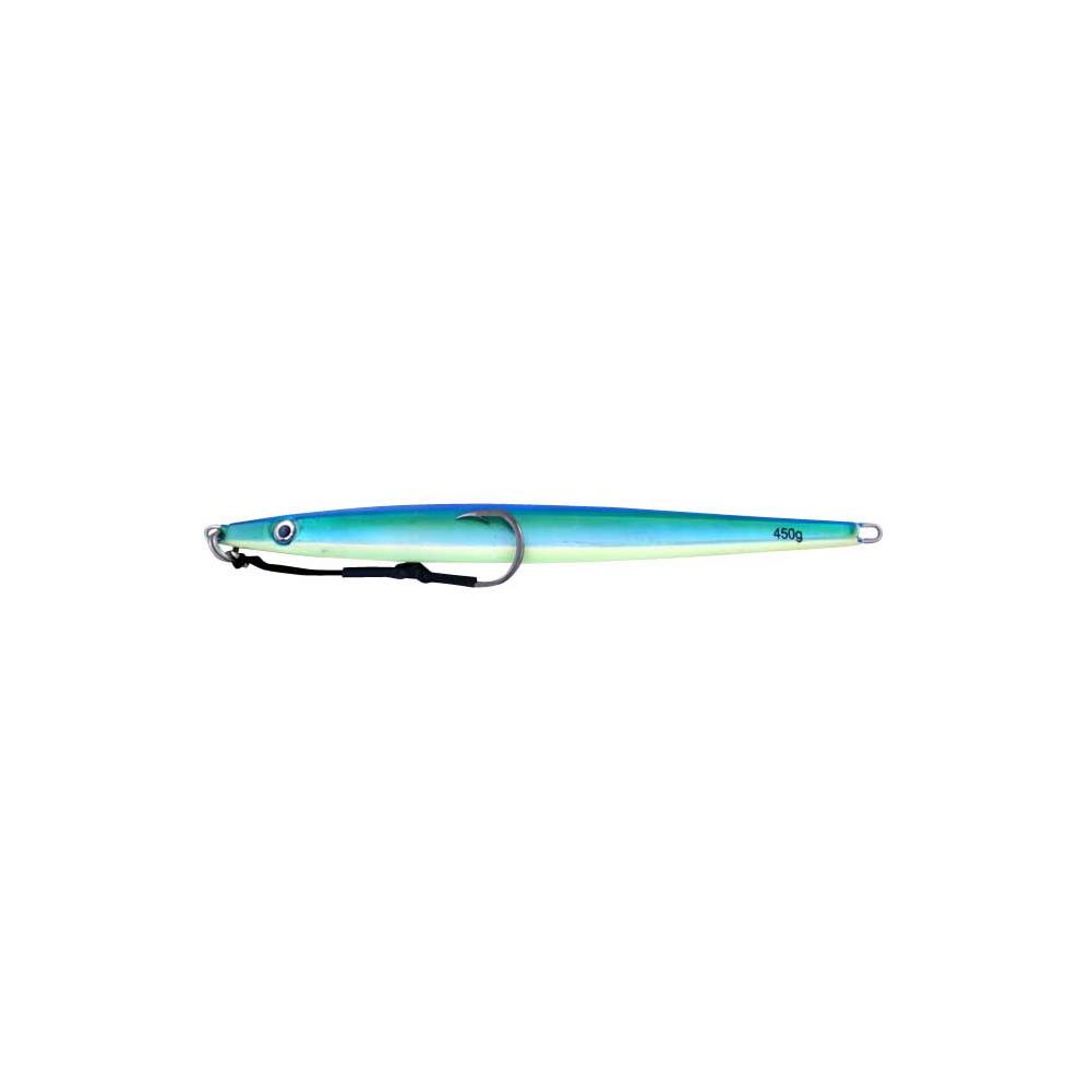 Vertical Jig Rigel Blue-Green/Glow 15.75 ounce - Almost Alive Lures